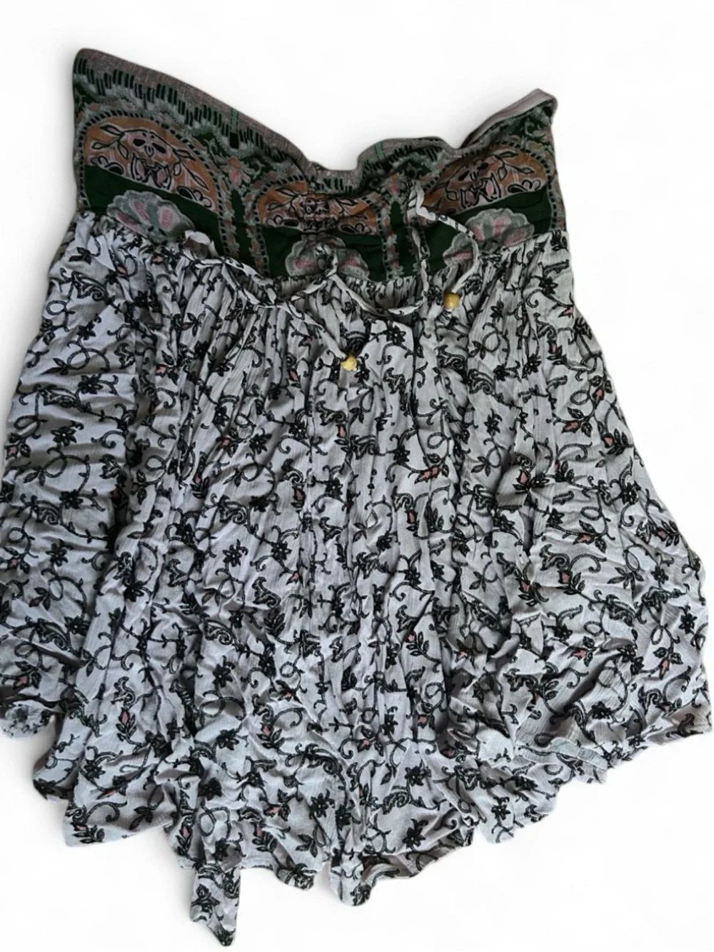 Free people rowen Lavender Strapless Printed romper
